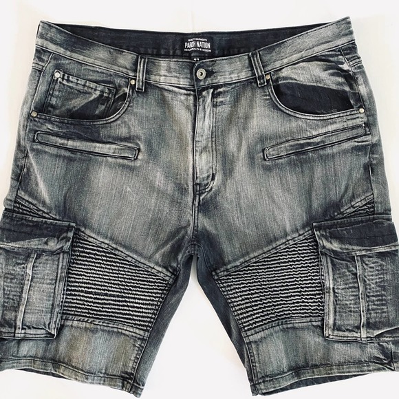 Parish Nation Clothing Other - PARISH NATION Jean Shorts Black Size 44